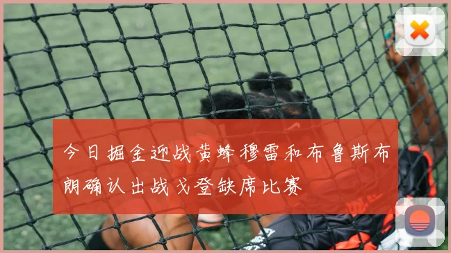 今日掘金迎战黄蜂穆雷和布鲁斯布朗确认出战戈登缺席比赛